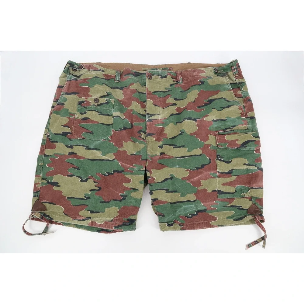 Vintage Ralph Lauren Shorts Mens 54B Camo Jigsaw Belgian Military Combat Surplus